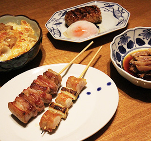 札幌鳥大のコースメニュー例